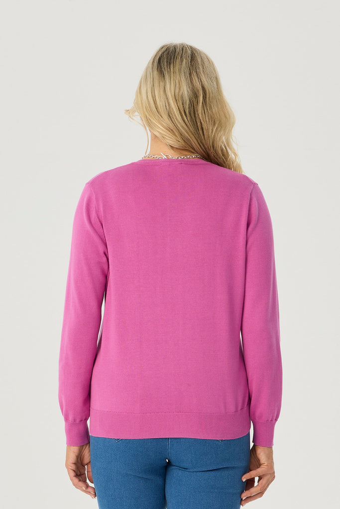 BRADY BUTTON UP L/SLV CARDIGAN
