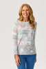 VERONA L/SLV PRINT SWEATER