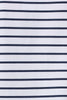 Sprint Stripe 3/4 Sleeve Curve Hem Top