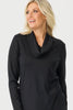 Hedrena Cowl Neck Long Sleeve Top