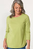 Eternity Modal/cotton 3/4 Sleeve Top