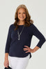 Eternity Modal/cotton 3/4 Sleeve Top