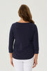 Eternity Modal/cotton 3/4 Sleeve Top