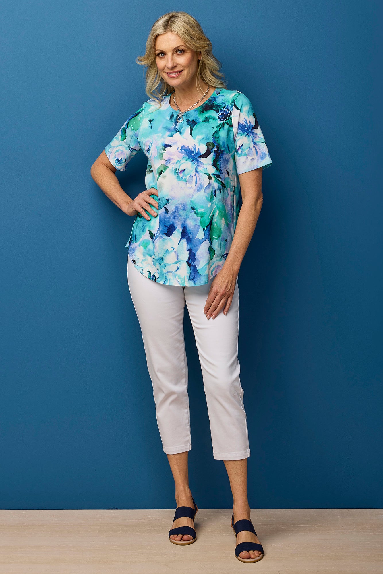 Sandy Stretch 7/8 Pull On Jean