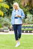 Sandy Stretch 7/8 Pull On Jean