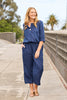 COLOGNE CROP BUTTON DETAIL PANT