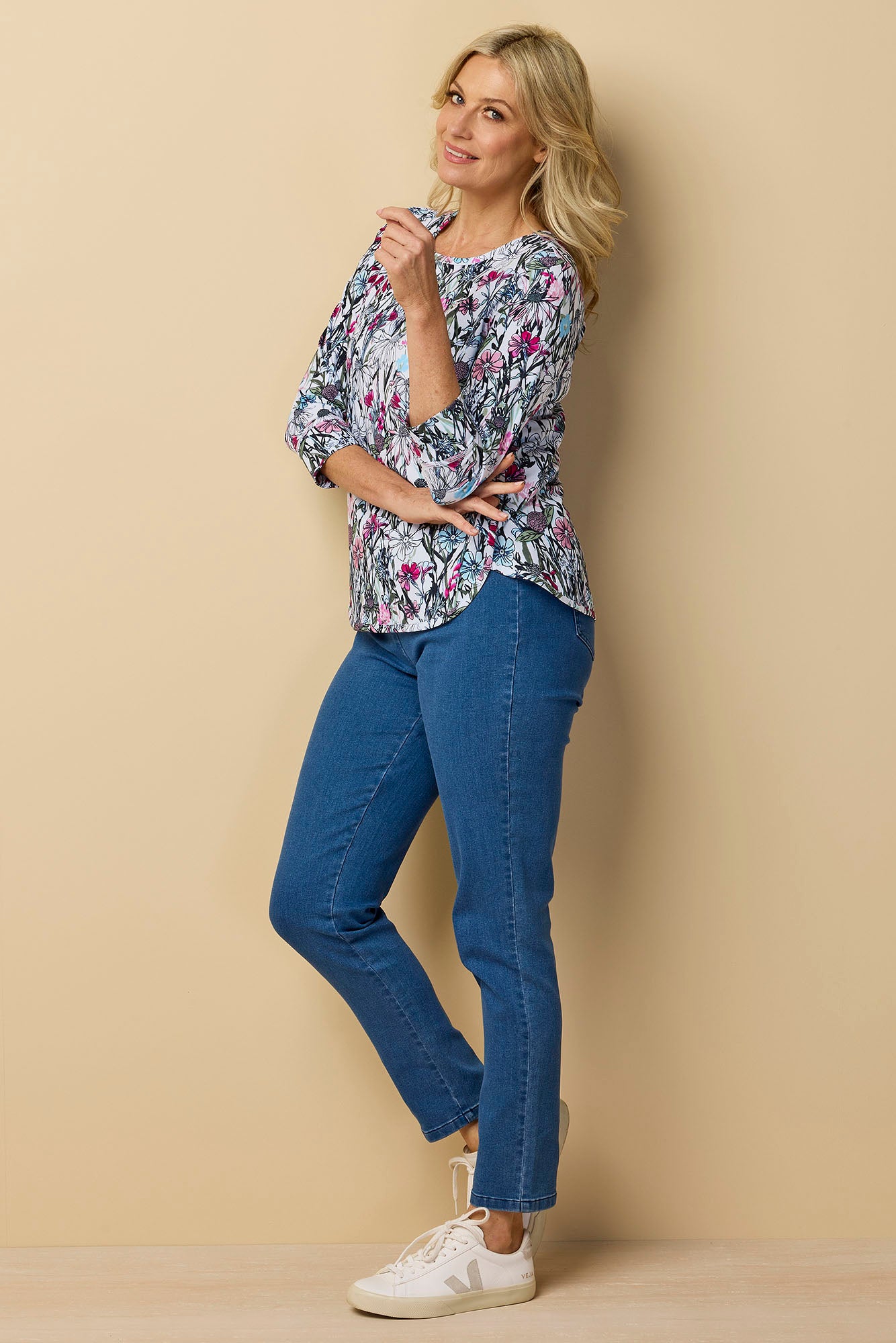 Suzy Stretch Long Pull On Jean