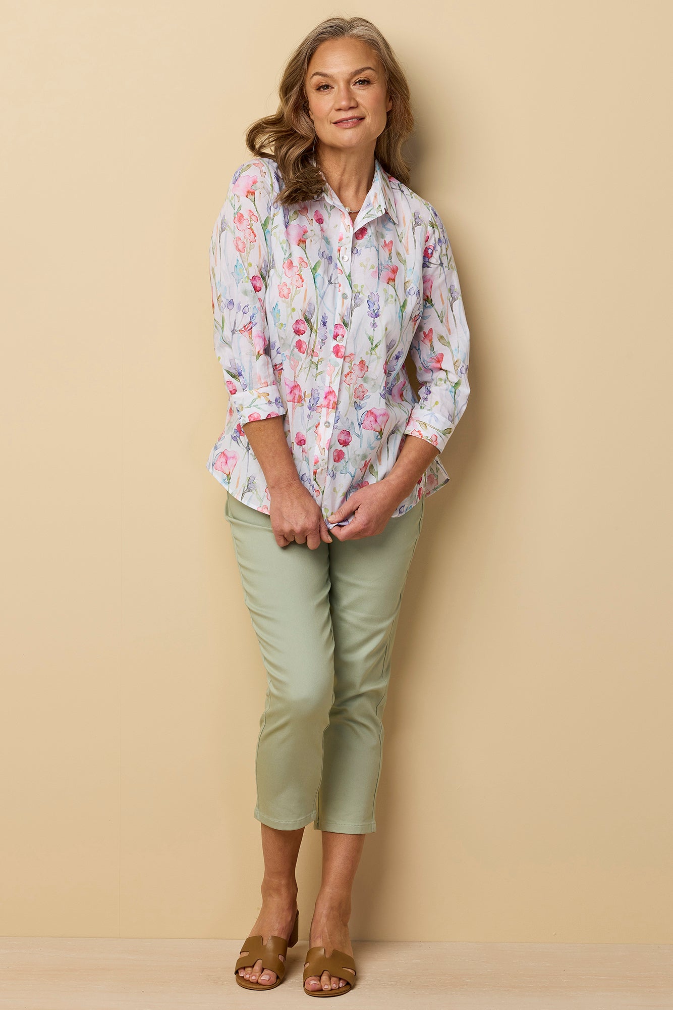 Sandy Stretch 7/8 Pull On Jean