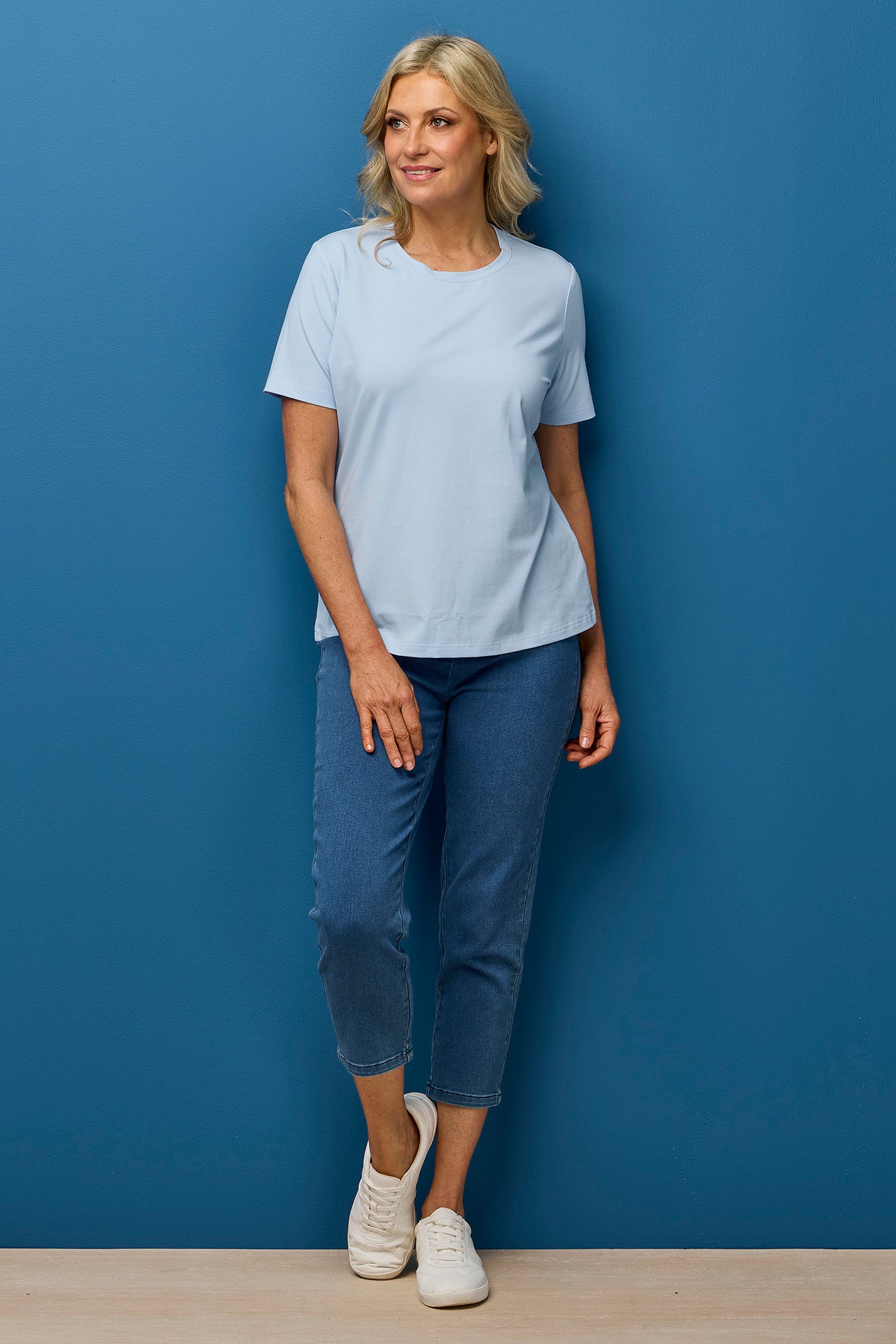 Sandy Stretch 7/8 Pull On Jean