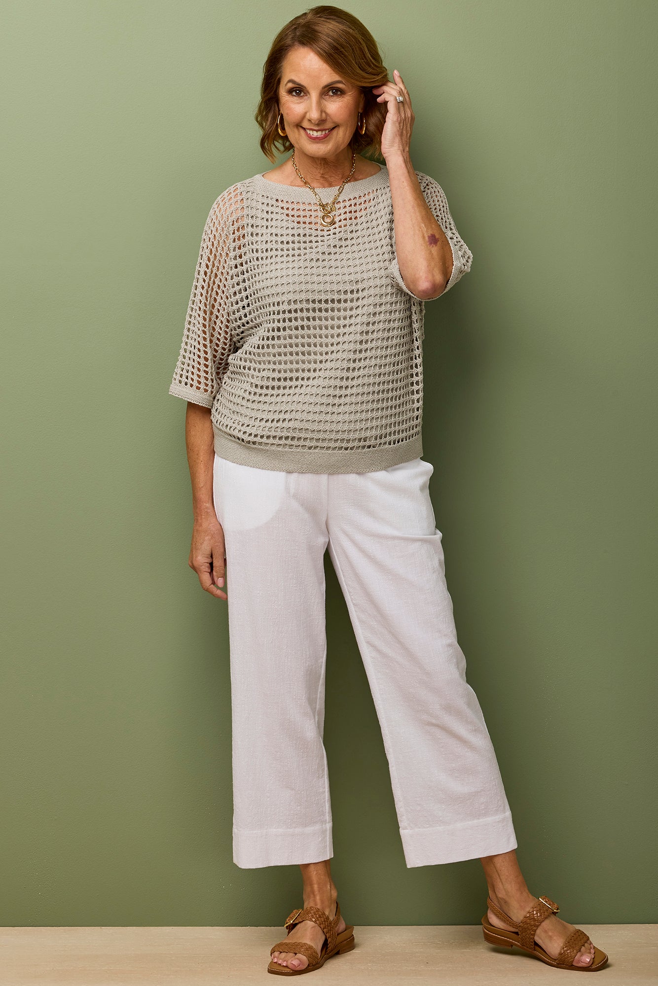 Cable Beach Relaxed Capri Pant