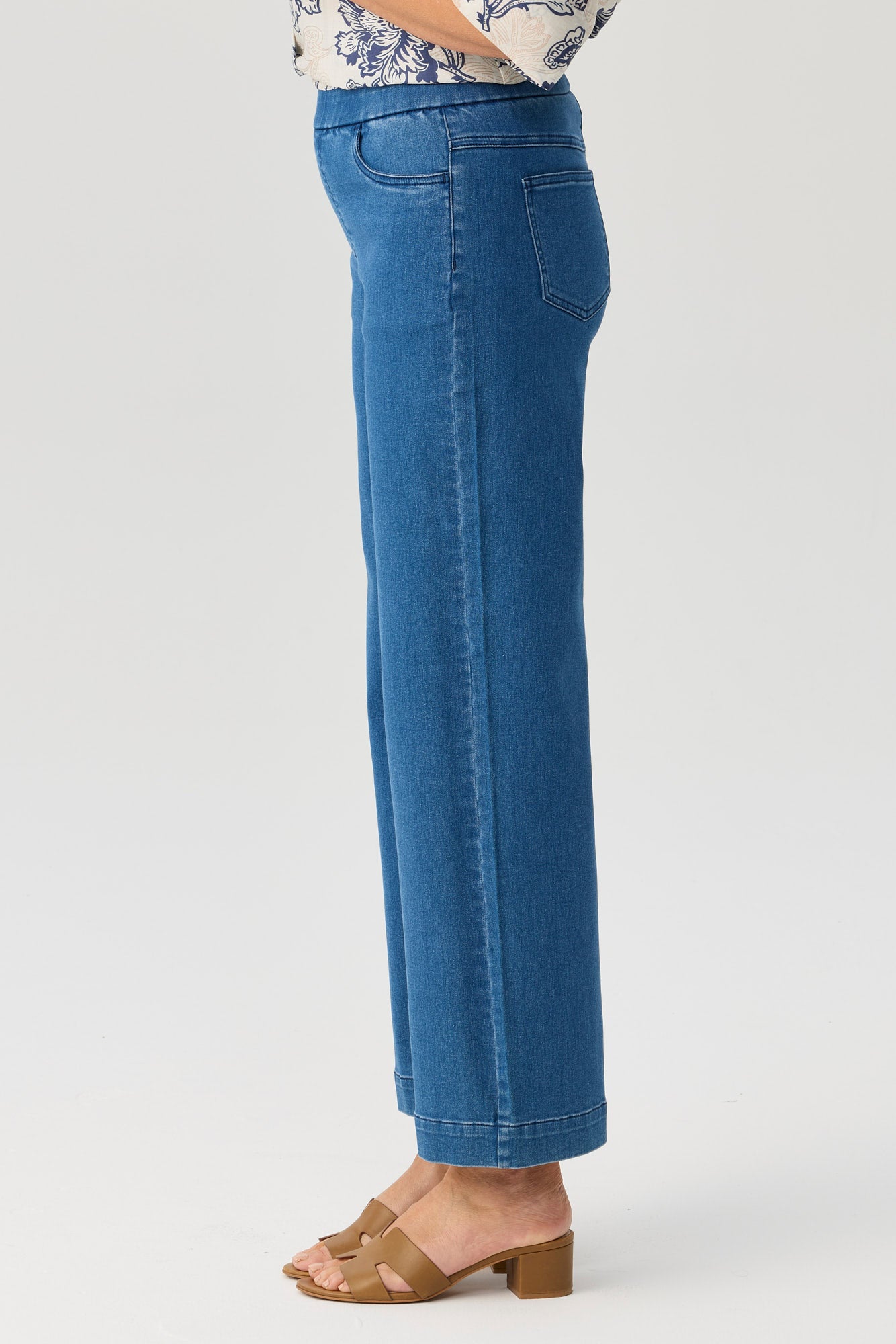 Tilly Wide Leg Pull On Long Jean