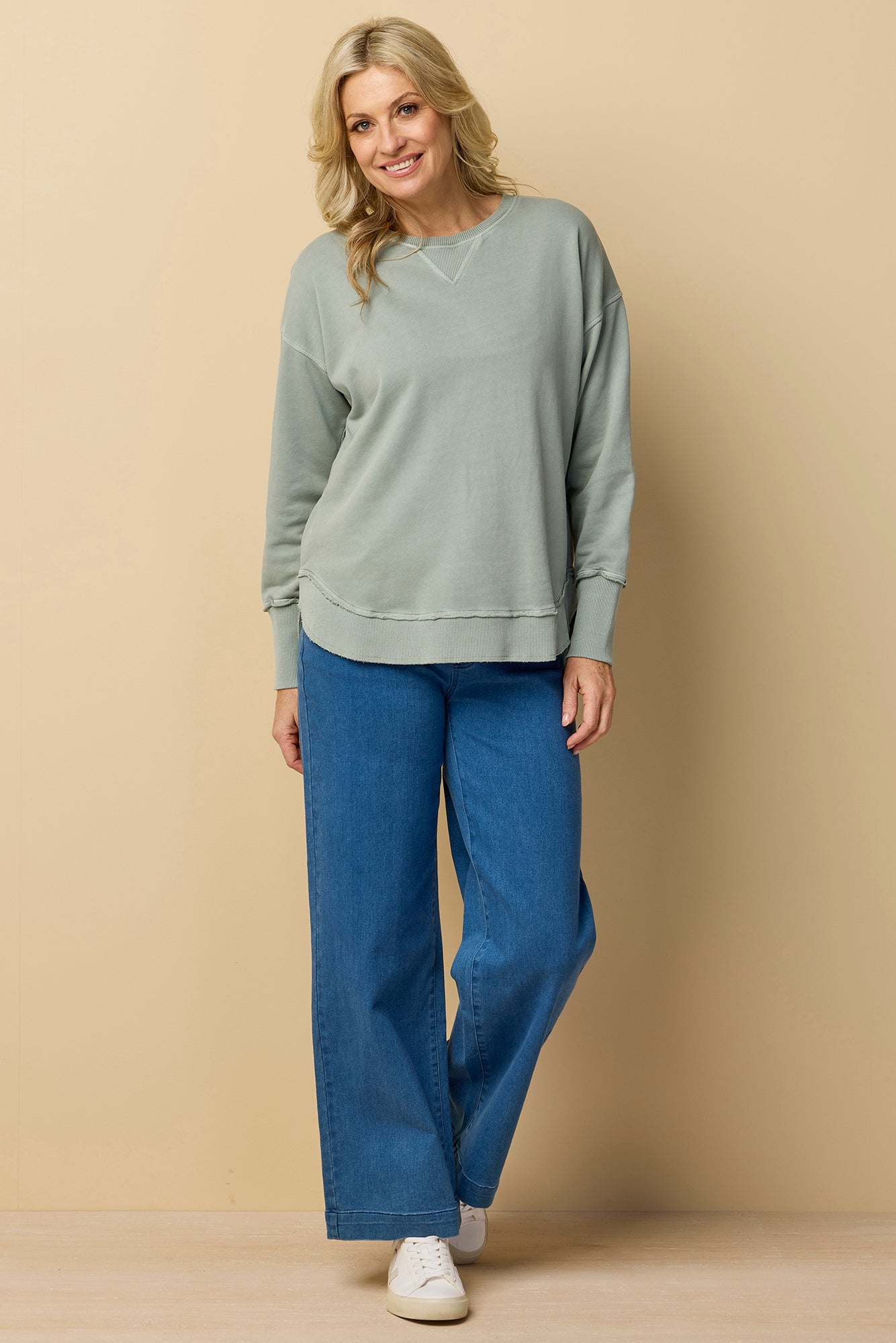 Tilly Wide Leg Pull On Long Jean