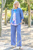 Lazar Linen Long Wide Leg Pant
