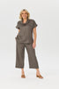 Cologne Linen Crop Pant