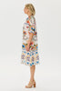 Tuscany Print Frill Hem Dress