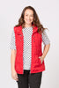 LAKESHORE ZIP UP RUCHED VEST