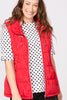 LAKESHORE ZIP UP RUCHED VEST