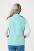 LAKESHORE ZIP UP RUCHED VEST