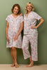 Nora Short Sleeve Crop Pant Pj Set In Bag