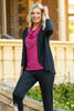 Hedrena Cowl Neck Long Sleeve Top