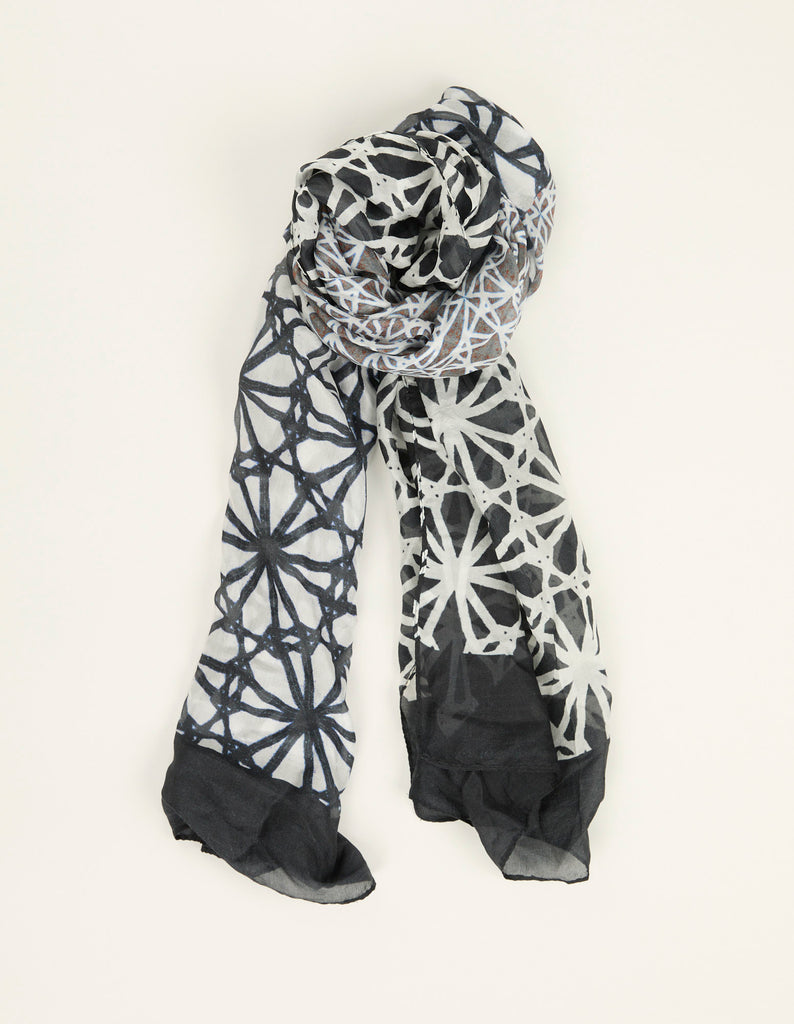 SHIBORI SILK SCARF