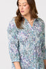 VISTA CRUSHED 3/4 SLV PRINT SHIRT