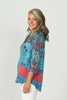 Tiggy 3/4 Slv Popover Tunic Top