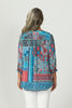 Tiggy 3/4 Slv Popover Tunic Top
