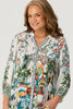DELTA 3/4 SLEEVE PRINT SHIRT