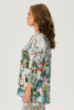 DELTA 3/4 SLEEVE PRINT SHIRT
