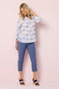 RESERVA EMBROIDERED 3/4 SLV SHIRT