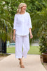 Cologne 1 Button 3/4 Sleeve Tunic