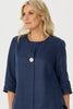 Cologne 1 Button 3/4 Sleeve Tunic