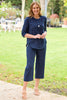 Cologne 1 Button 3/4 Sleeve Tunic