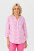 Ricamo 3/4 Sleeve Embroidered Shirt