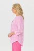 Ricamo 3/4 Sleeve Embroidered Shirt