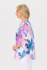 Butterfly Open Neck 3/4 Sleeve Shirt