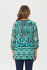 Marlo 3/4 Sleeve Collarless Shirt