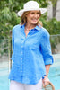 Opal Linen Relaxed Long Sleeve Shirt