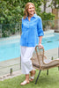 Opal Linen Relaxed Long Sleeve Shirt