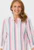 Cassandra Stripe 3/4 Sleeve Shirt