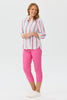 Cassandra Stripe 3/4 Sleeve Shirt