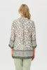 Olivette 3/4 Sleeve Border Blouse