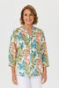 Chianti Open Neck 3/4 Sleeve Shirt