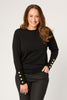 POTTS POINT BUTTON SLEEVE SWEATER