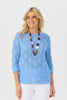 Violet 3/4 Sleeve Sweater