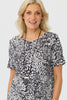 Volcanic Short Sleeve Pleat Back Tee