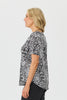 Volcanic Short Sleeve Pleat Back Tee