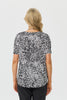 Volcanic Short Sleeve Pleat Back Tee