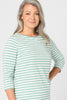 GISELE STRIPE 3/4 SLV TOP